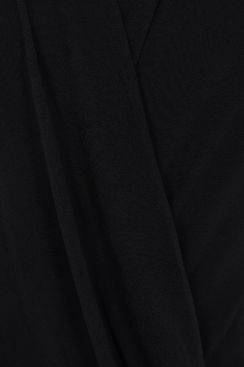 GIVENCHY top a doppio strato in crepe de chine fluida e jersey stretch Hotsell