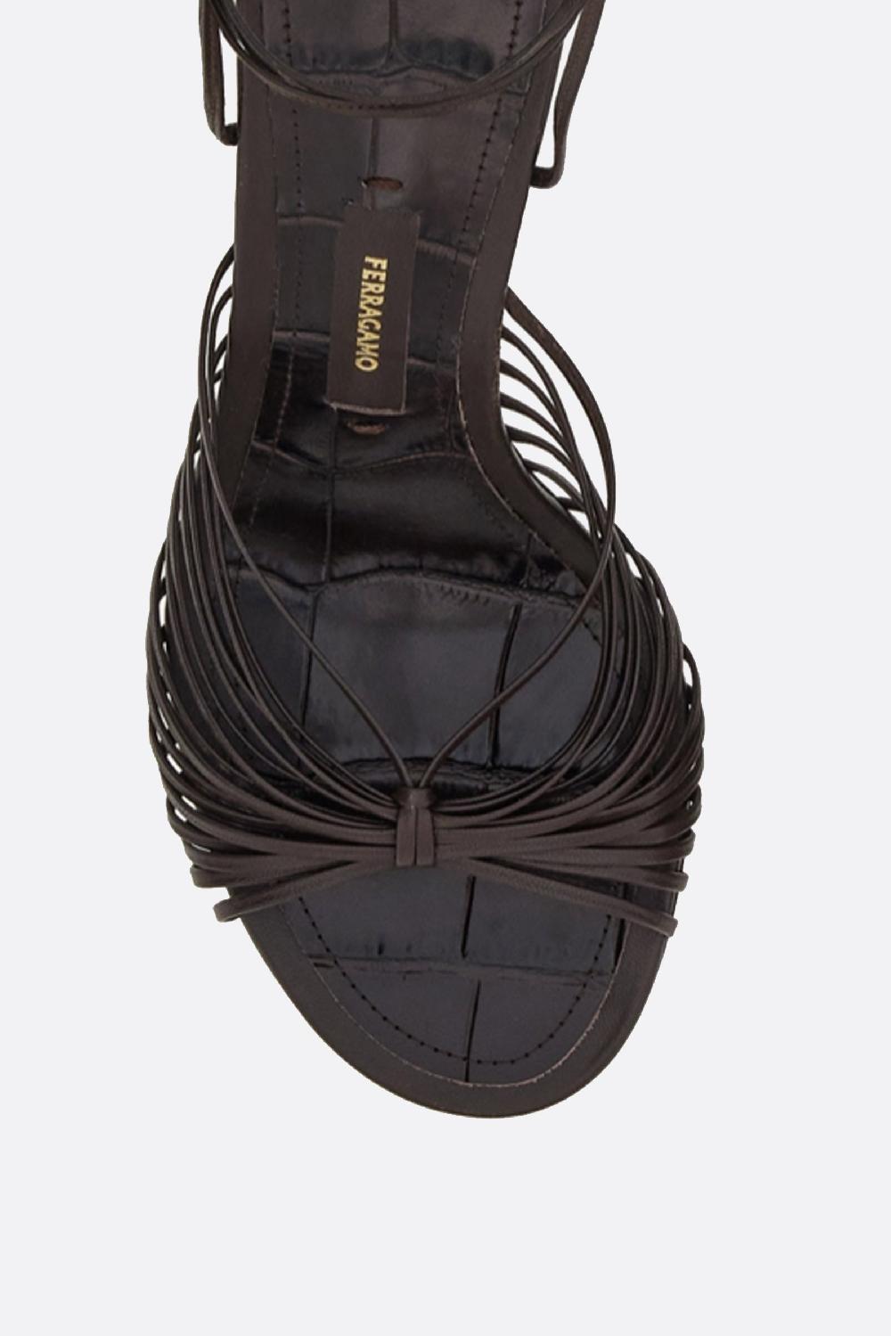 FERRAGAMO sandalo Atena in pelle liscia Negozio