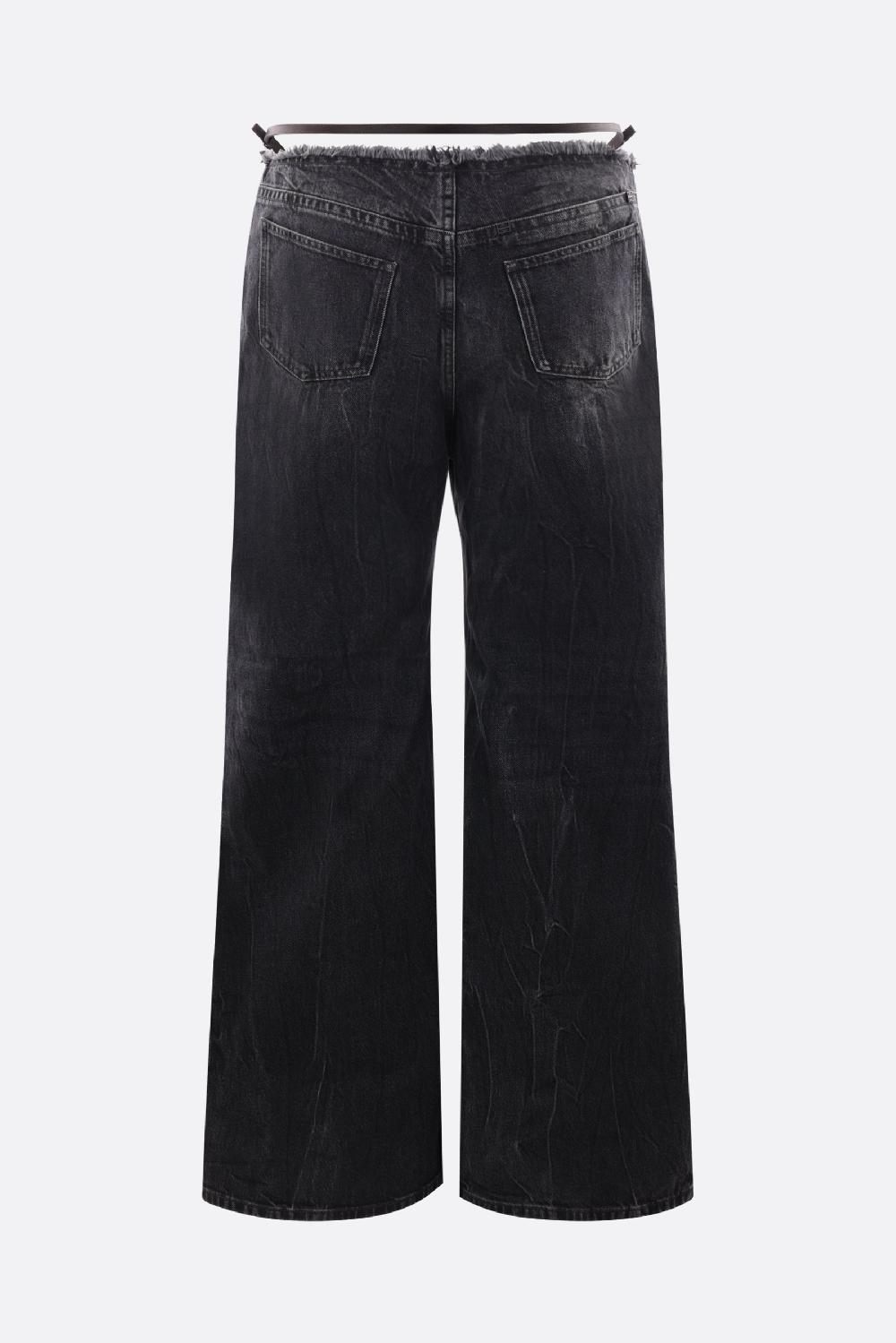 GIVENCHY jeans Voyou a vita bassa in denim In Saldo