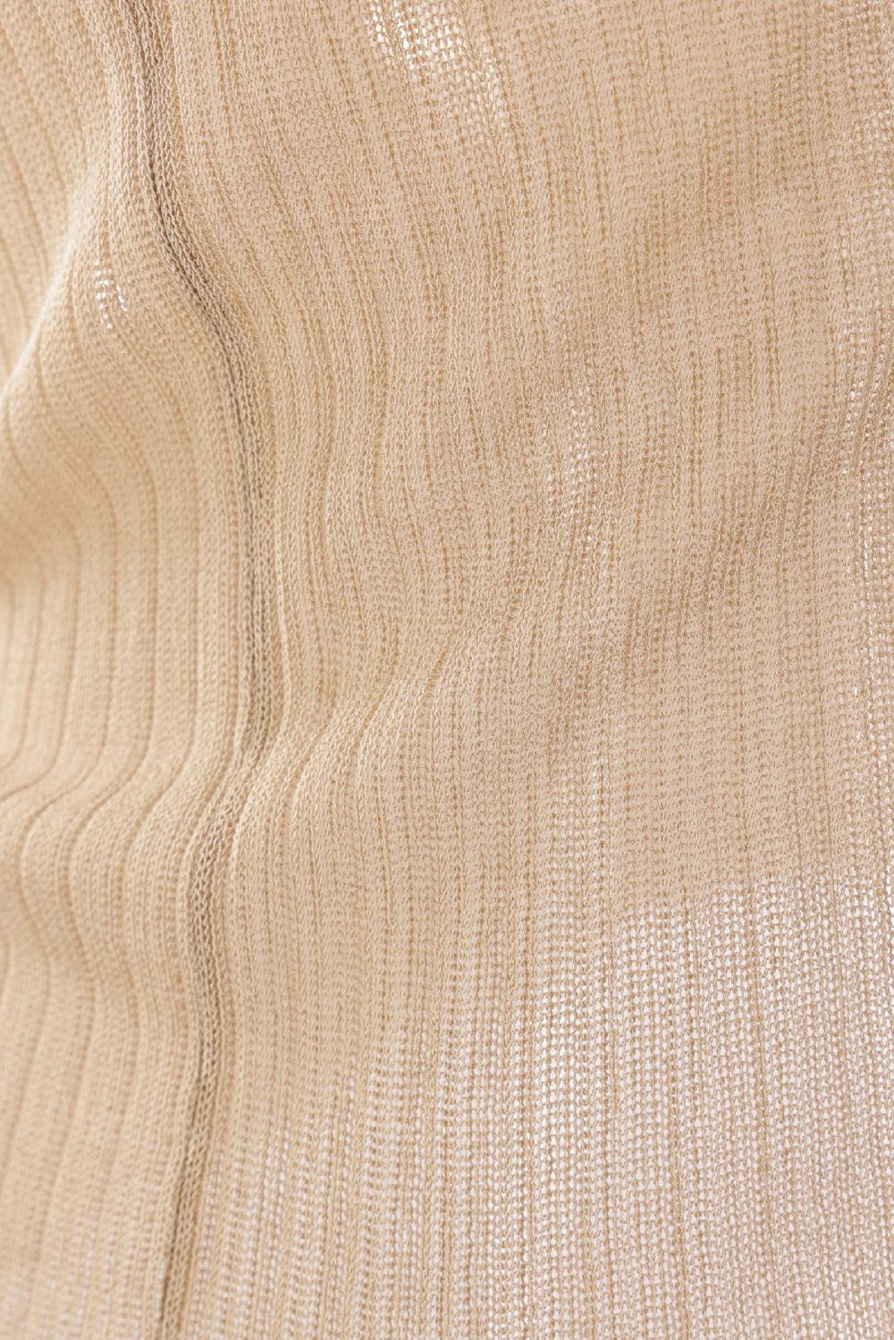 MAX MARA top smanicato Bastia in seta a costine Italia