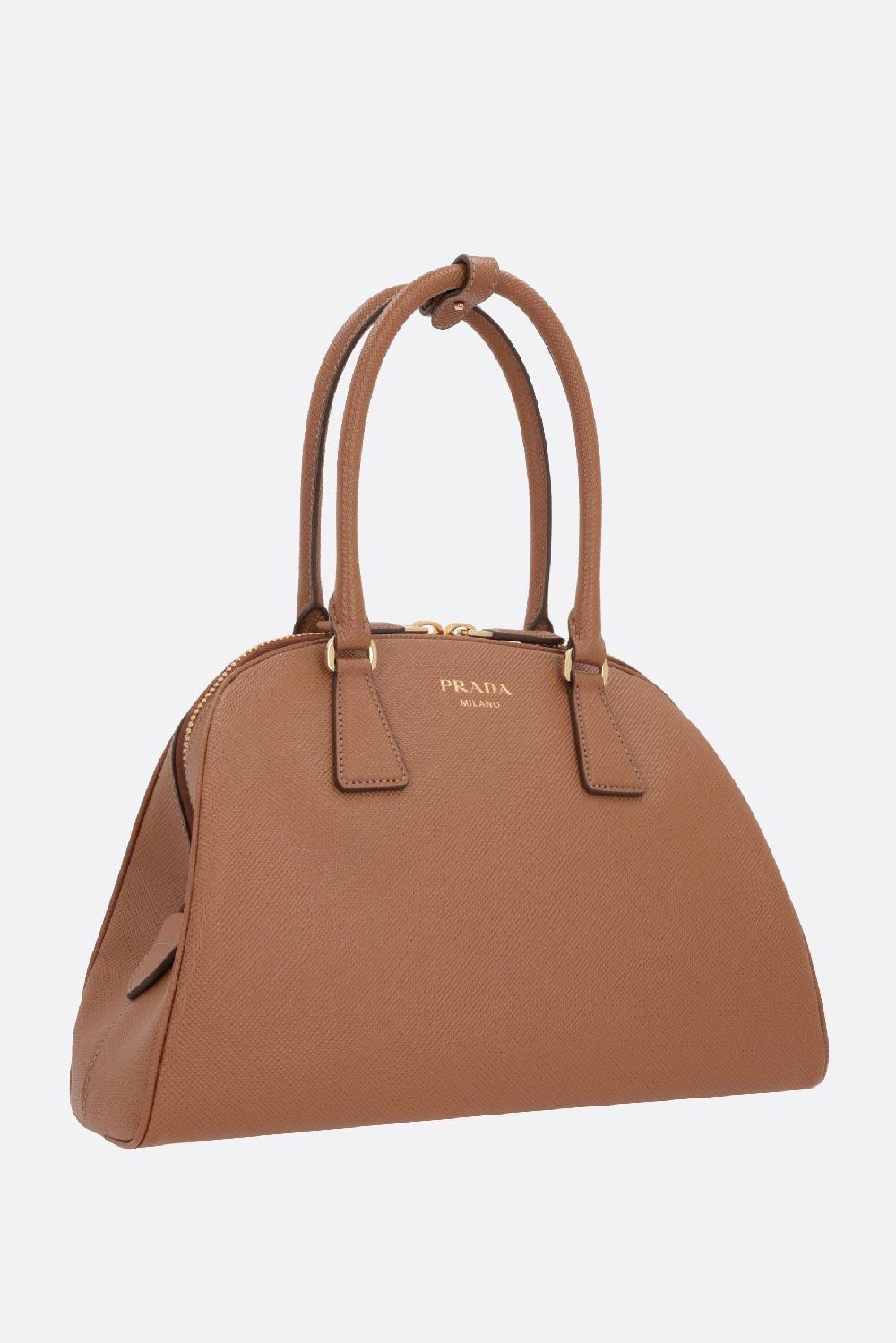 PRADA borsa a mano media in pelle Saffiano Soddisfazione Garantita