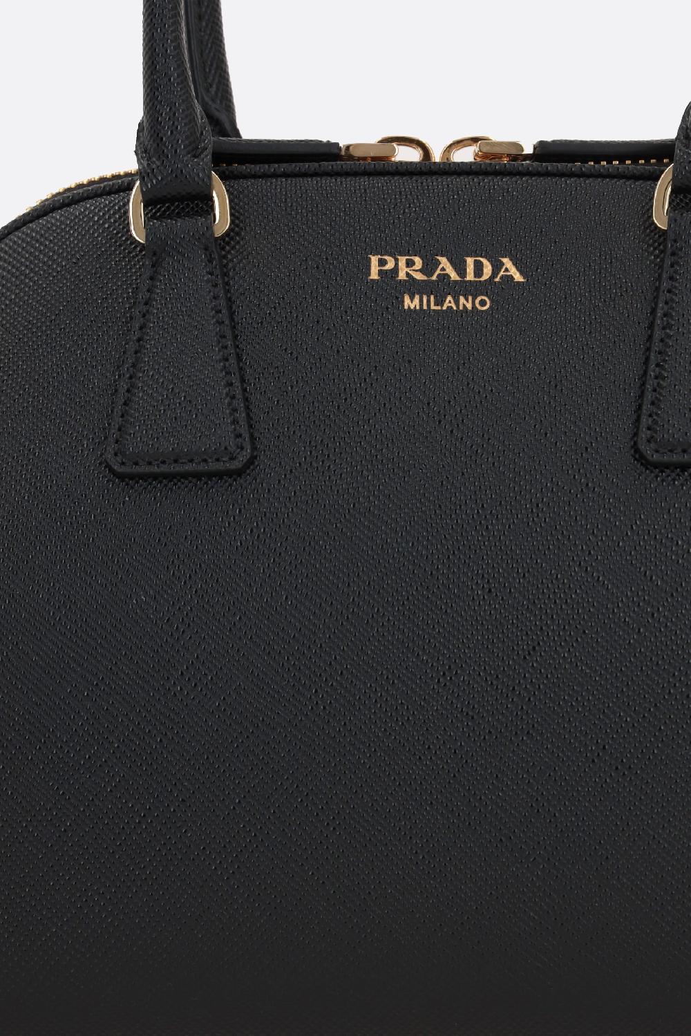 PRADA borsa a mano media in pelle Saffiano Negozi Online