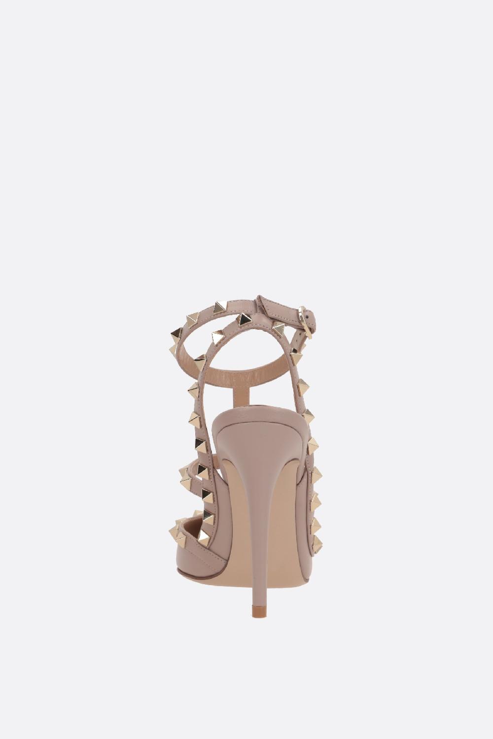 VALENTINO GARAVANI slingback Rockstud in pelle liscia Sottocosto