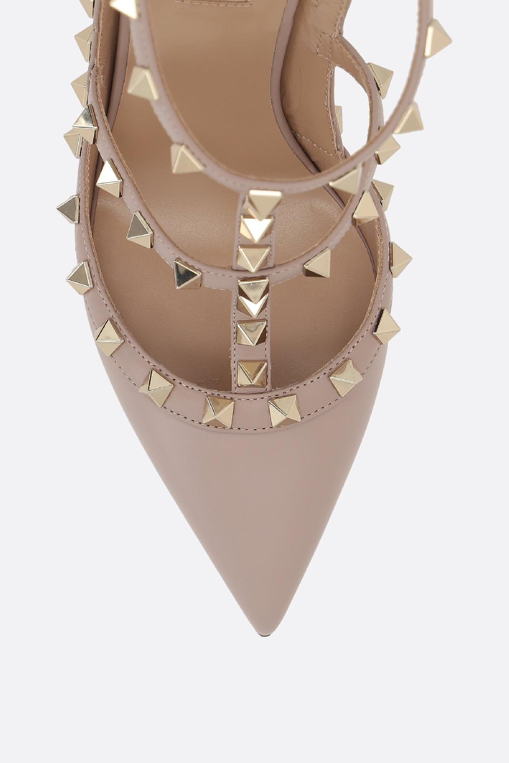 VALENTINO GARAVANI slingback Rockstud in pelle liscia Sottocosto