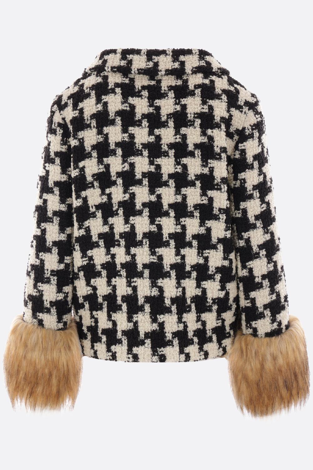 VALENTINO GARAVANI giacca in Macro Pied De Poule Tweed Novità