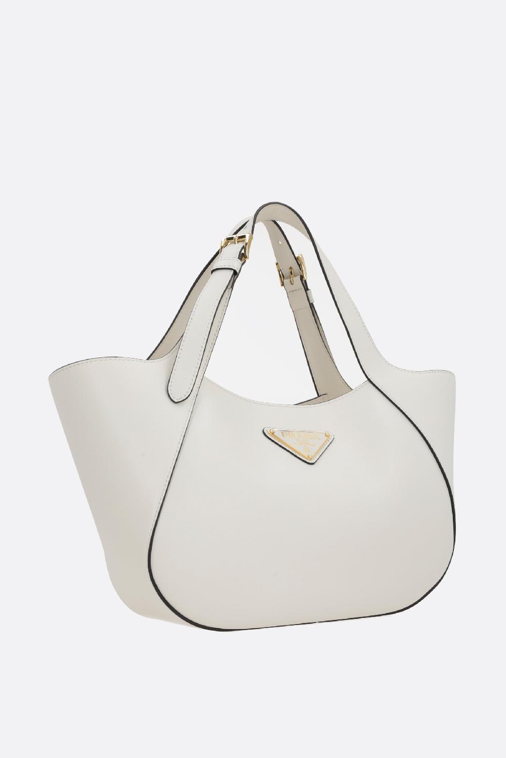 PRADA borsa shopping media in pelle City Presa