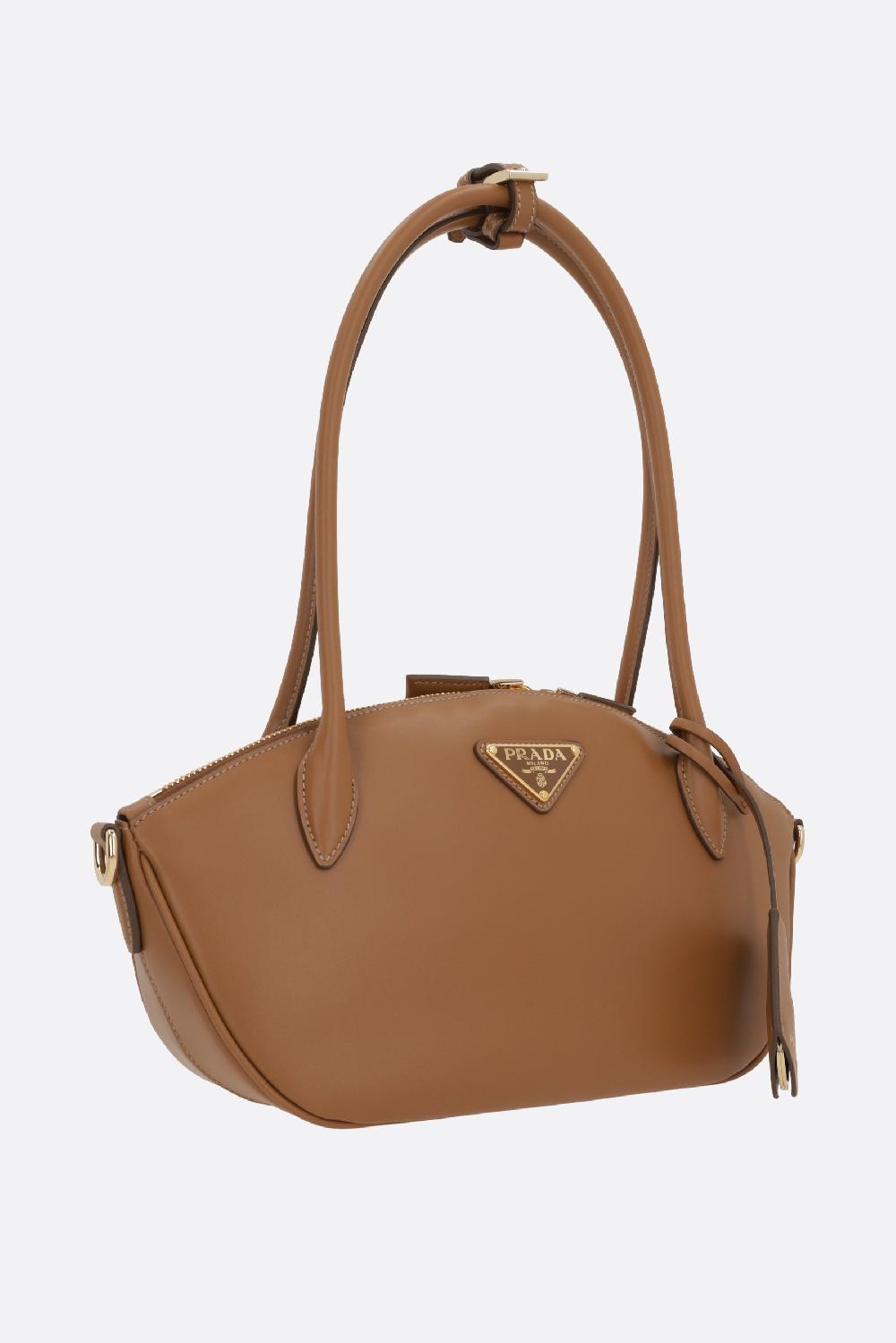 PRADA borsa a mano small in pelle City Offerta