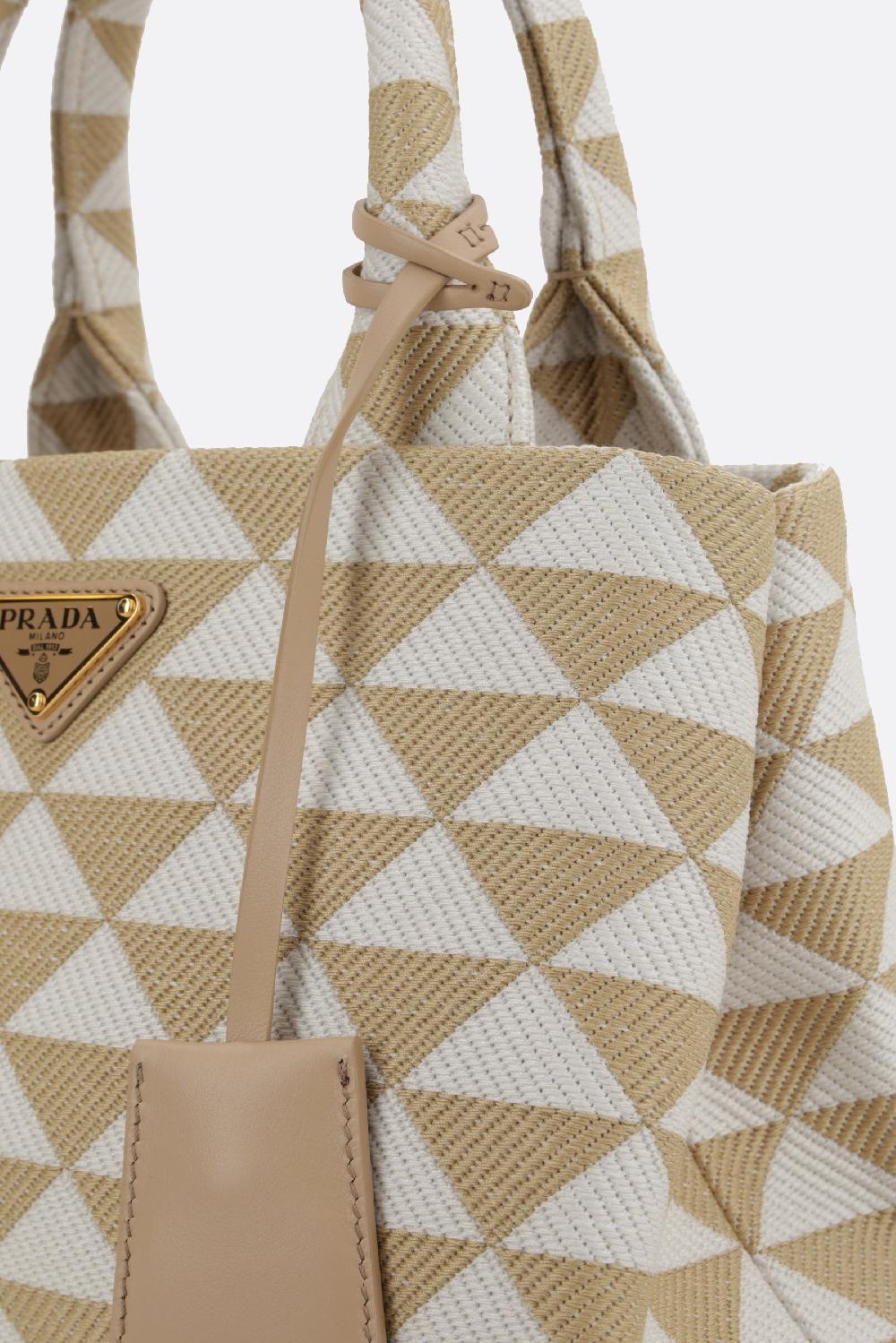 PRADA borsa shopping Prada Symbole small in jacquard Online
