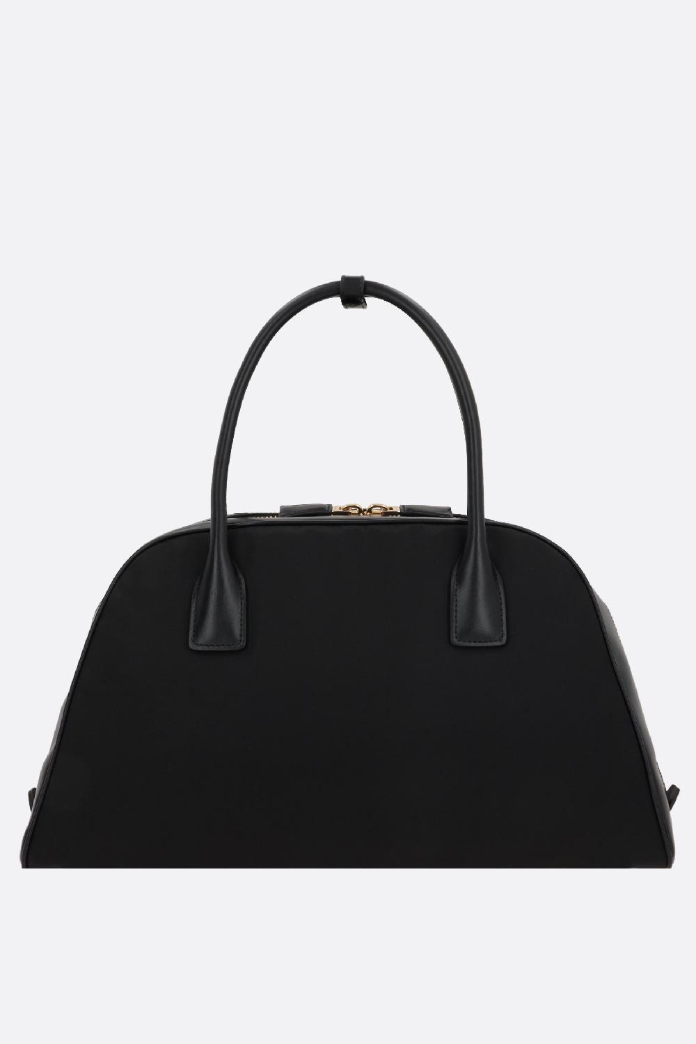 PRADA borsa bauletto large in Re-Nylon e pelle liscia Hotsell
