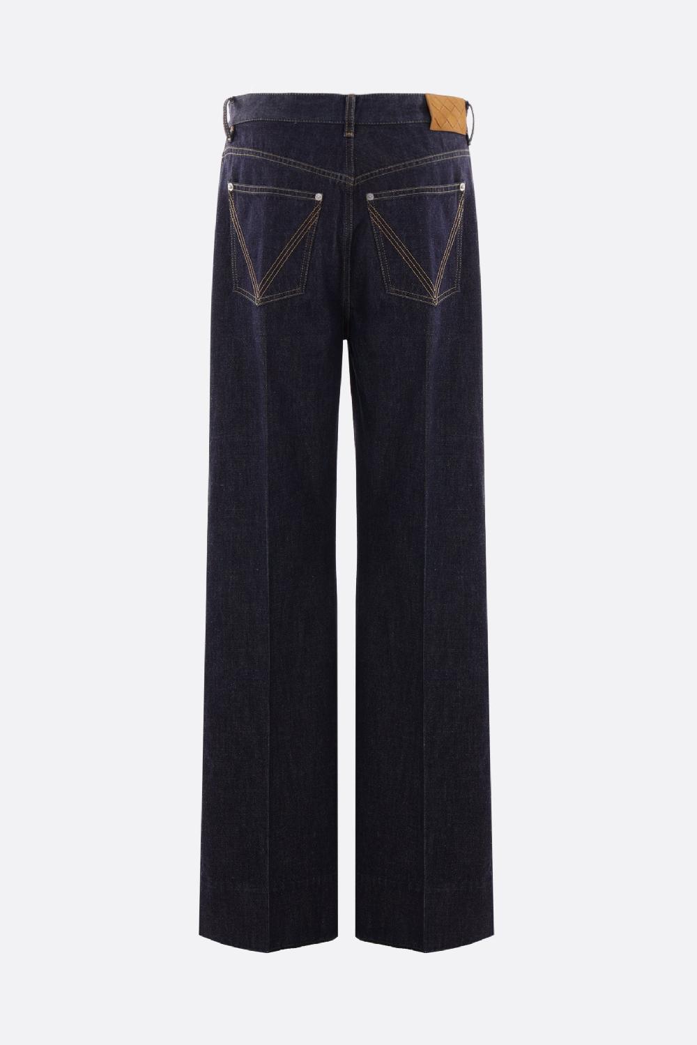 BOTTEGA VENETA jeans Palazzo in denim Nuova