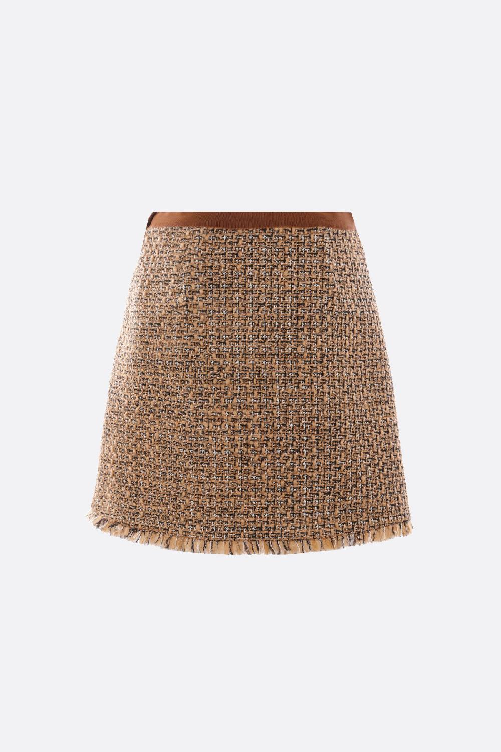 VALENTINO GARAVANI minigonna in Fantasy Tweed 2025