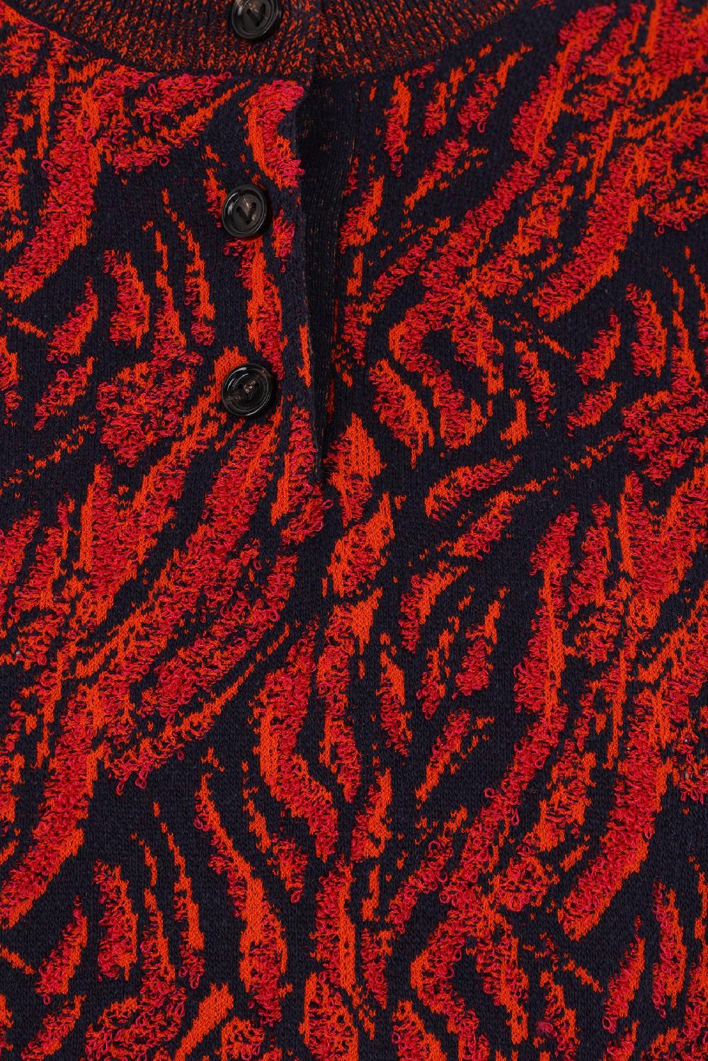 BOTTEGA VENETA pullover a maniche corte in jacquard Italy