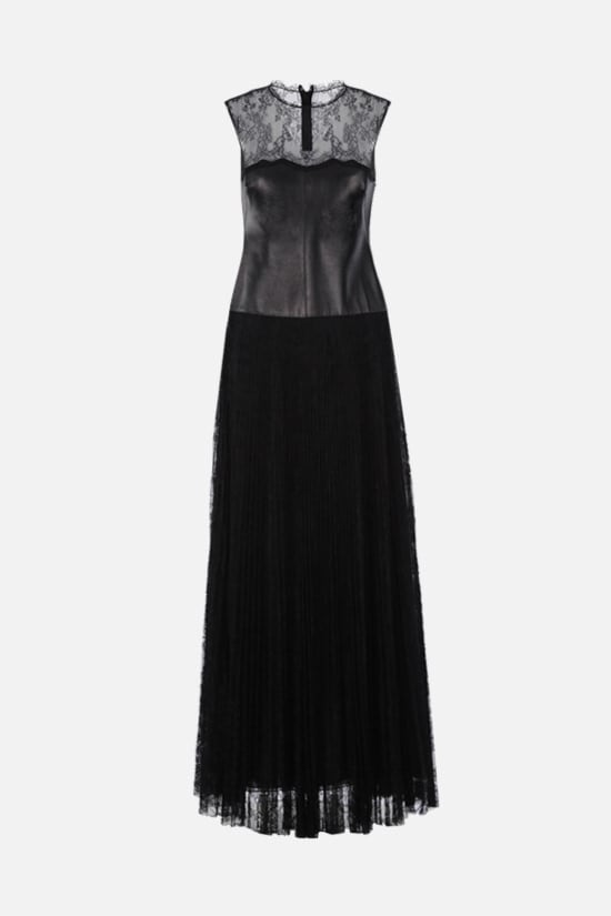 VALENTINO WOMAN abito da sera in pizzo e nappa
