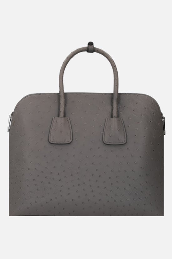 PRADA borsa a mano in pelle di struzzo Soddisfazione Garantita