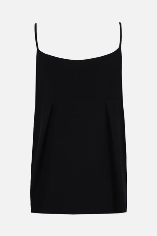 PRADA top in cady con patch gioiello Convenienza