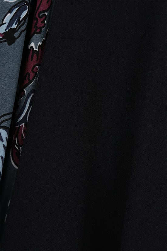 PRADA abito midi in sablé ricamato Saldi