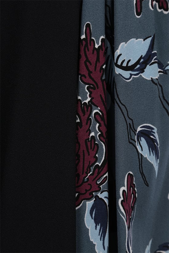 PRADA abito midi in sablé ricamato Saldi