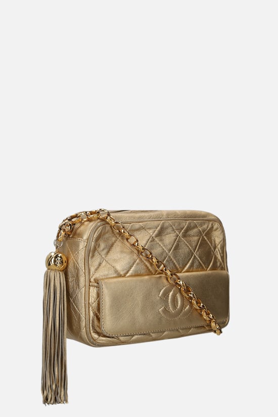 CHANEL VINTAGE WOMAN borsa a spalla in pelle matelassé Saldi Di Fabbrica