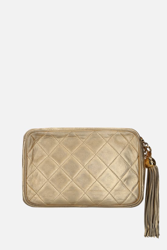 CHANEL VINTAGE WOMAN borsa a spalla in pelle matelassé Saldi Di Fabbrica