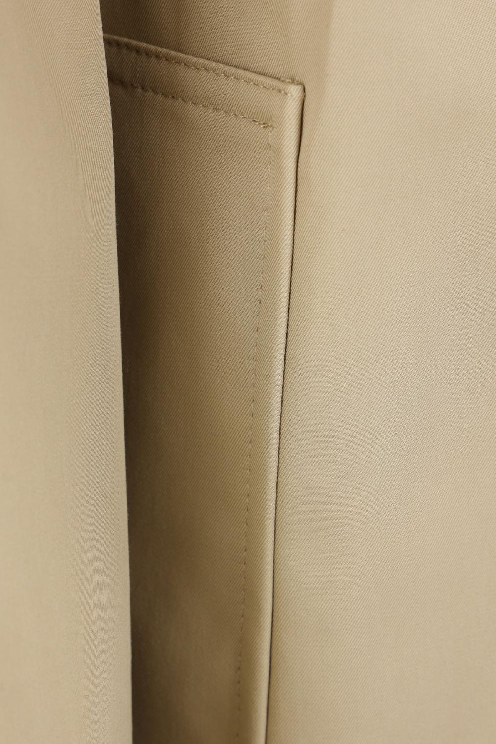BURBERRY soprabito monopetto in gabardine In Linea
