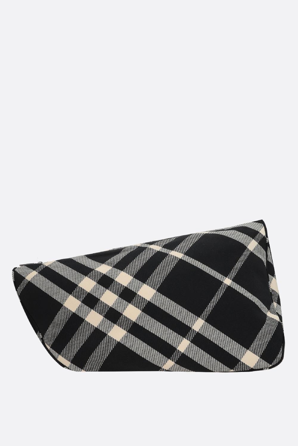 BURBERRY borsa messenger Shield in jacquard Check