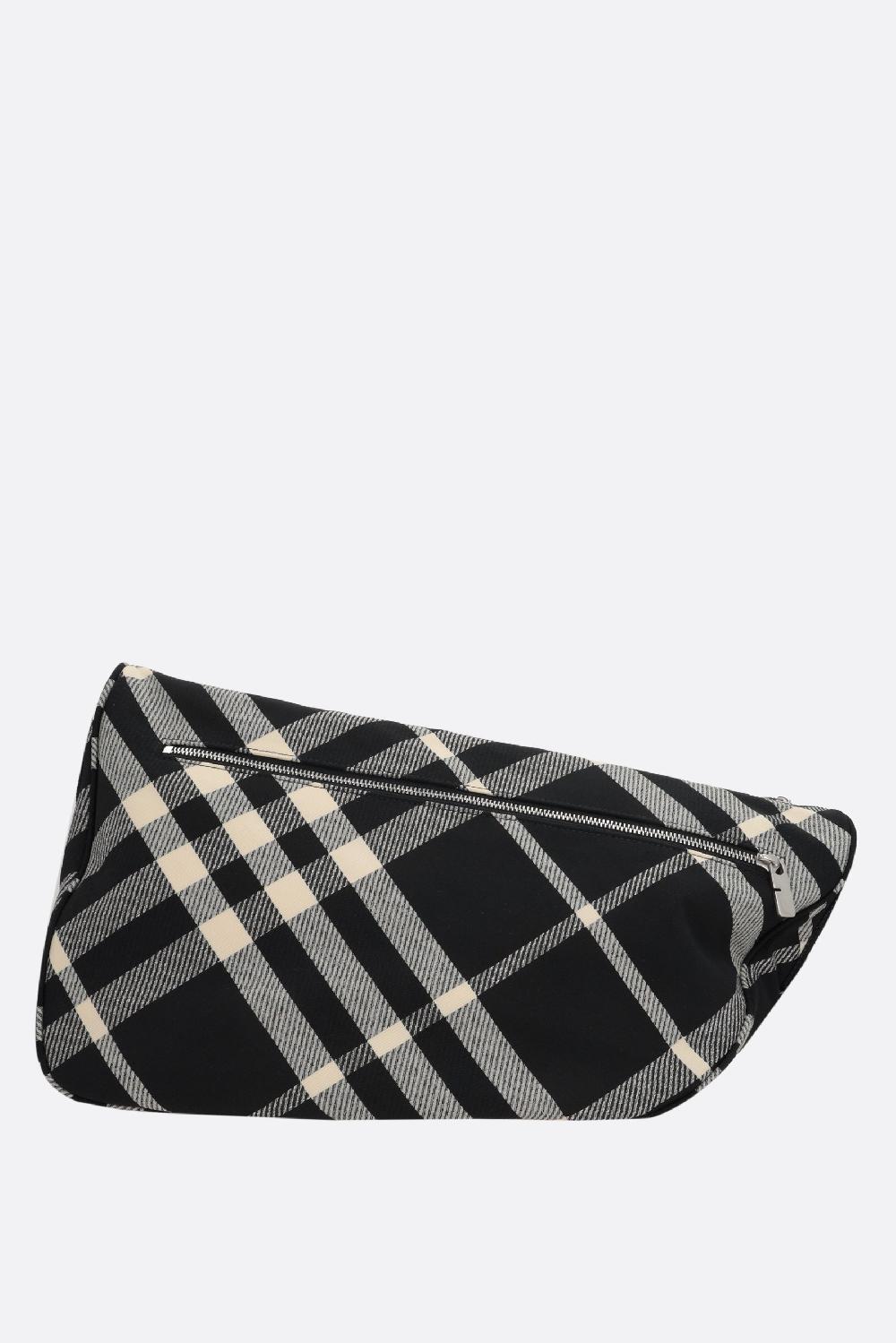 BURBERRY borsa messenger Shield in jacquard Check Nuovo