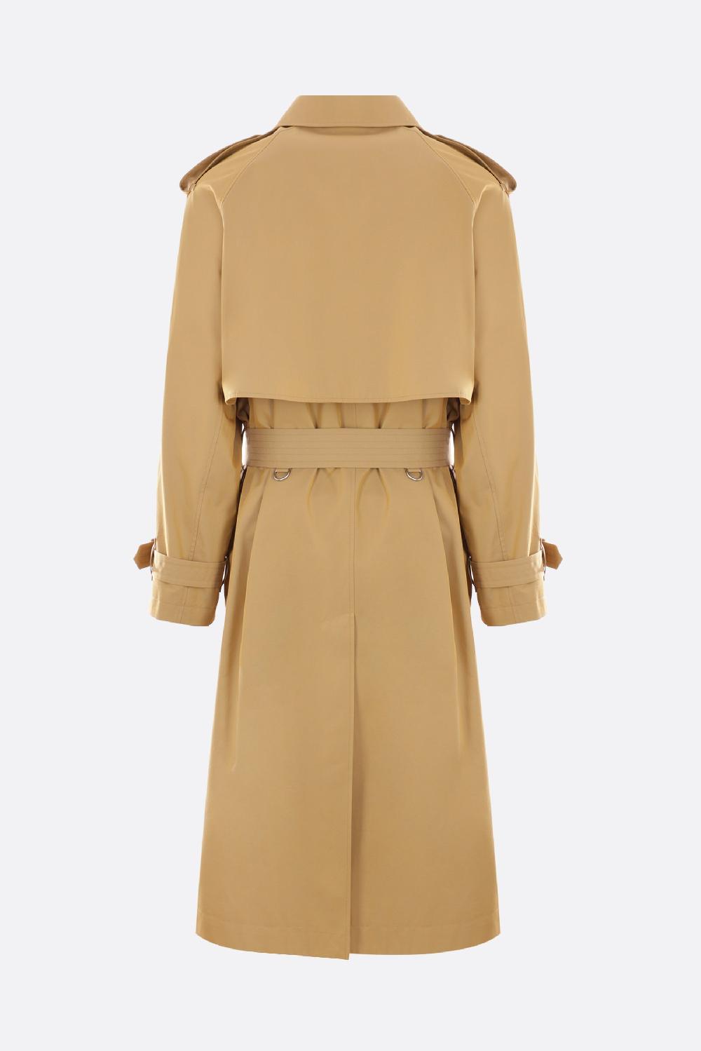 BURBERRY trench doppiopetto in gabardine Promozione