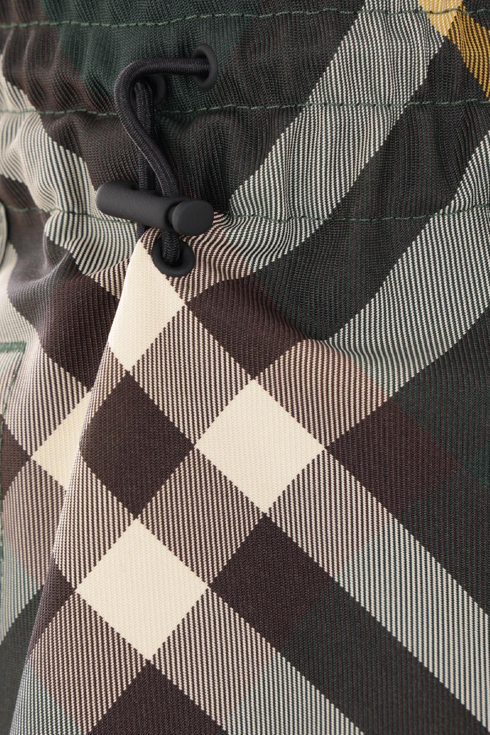 BURBERRY pantalone in twill Check Spedizione Gratuita