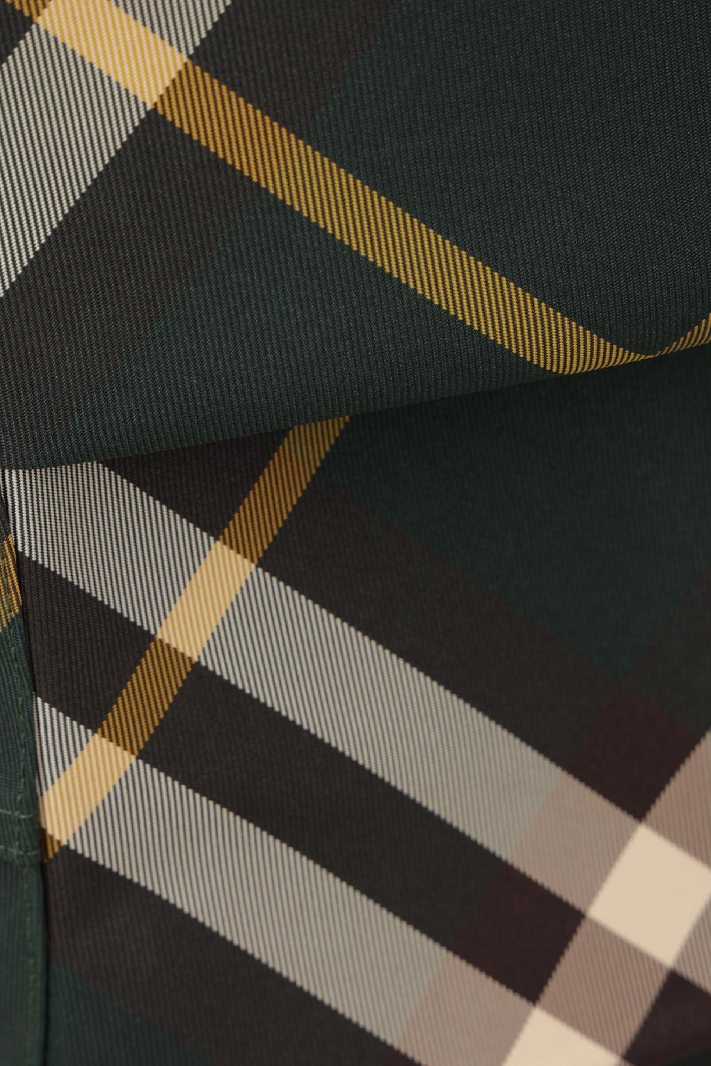 BURBERRY pantalone in twill Check Spedizione Gratuita