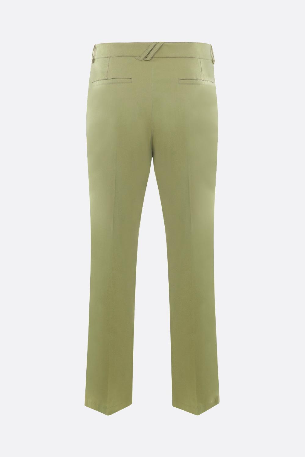 BURBERRY pantalone chino in twill di cotone Consegna Veloce