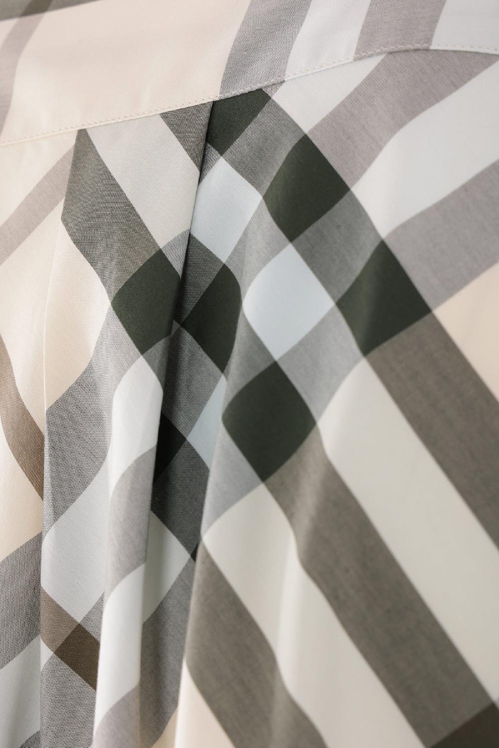 BURBERRY camicia a maniche corte in popeline Check Shopping Online