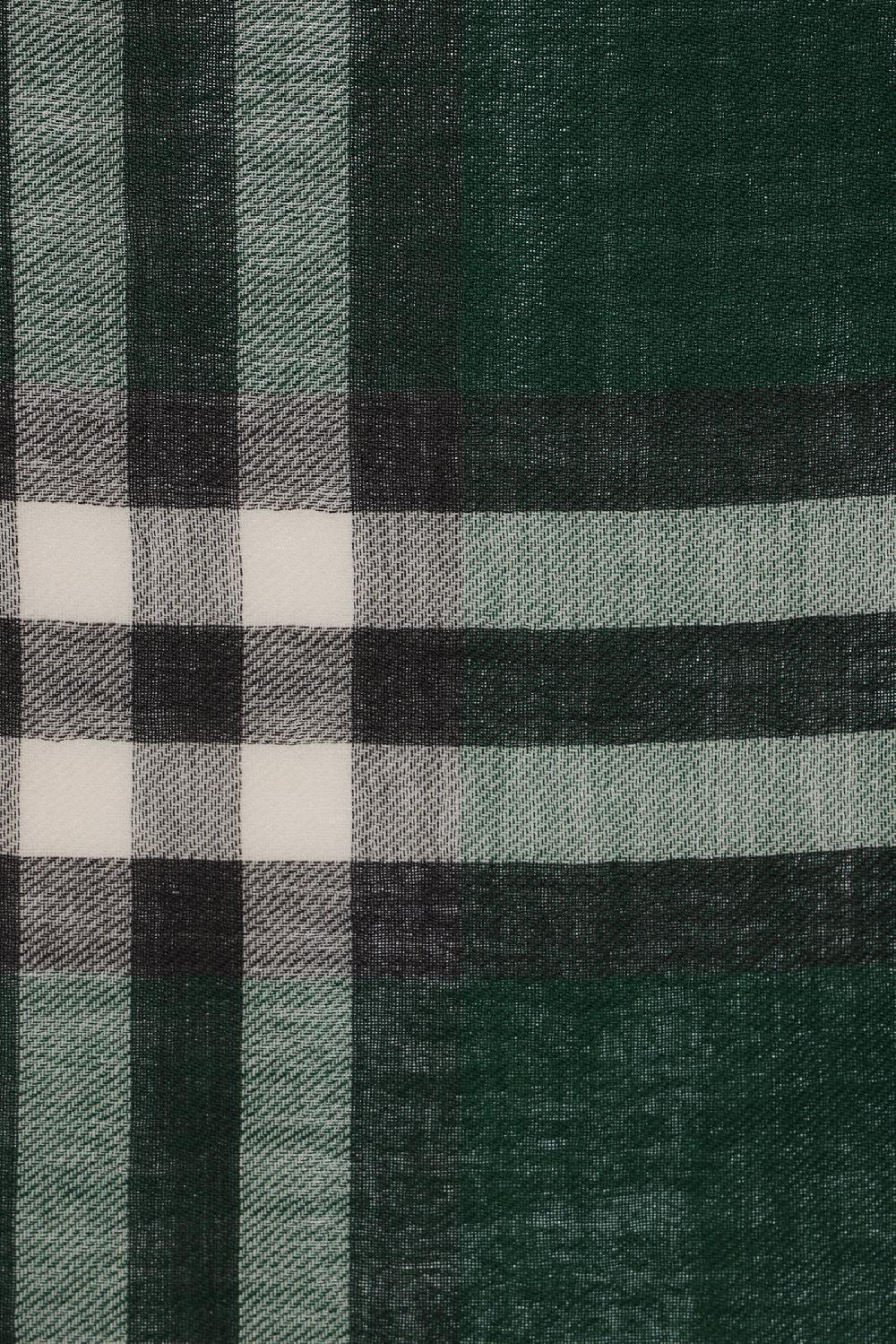 BURBERRY sciarpa in lana Check Prezzo Ridotto