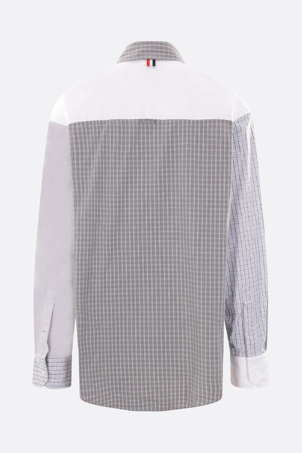 THOM BROWNE camicia oversize Funmix in Oxford Offerta