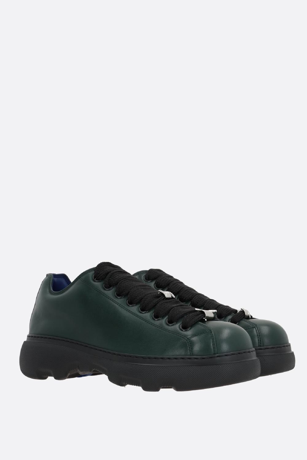 BURBERRY sneaker Ranger in pelle liscia Vendita Economica