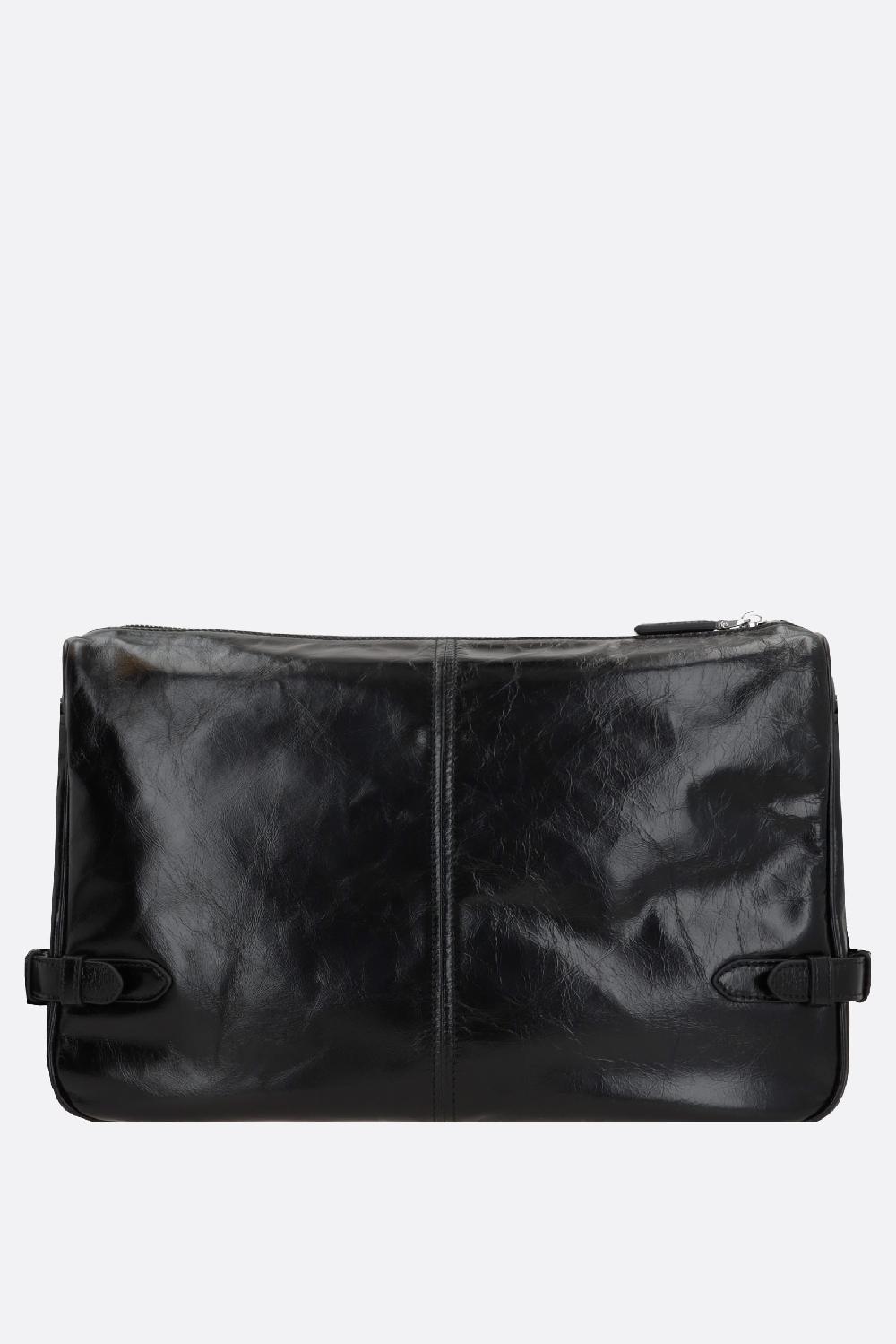 PRADA borsa messenger in pelle Soft Lux Italia