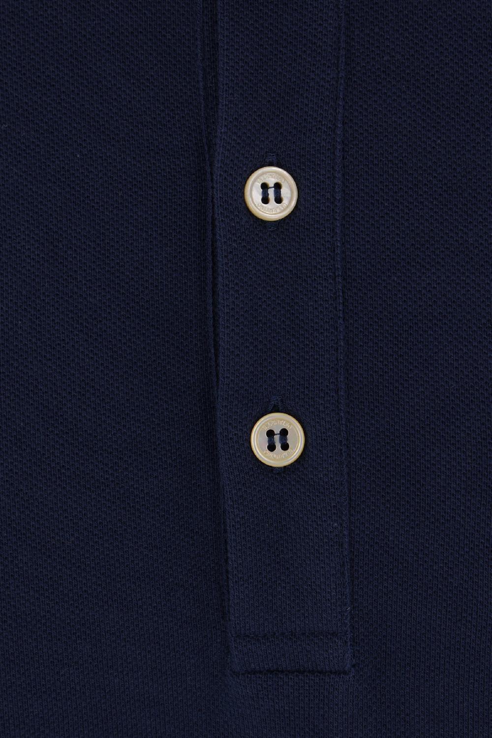 VALENTINO GARAVANI polo in piquet patch VLogo In Linea