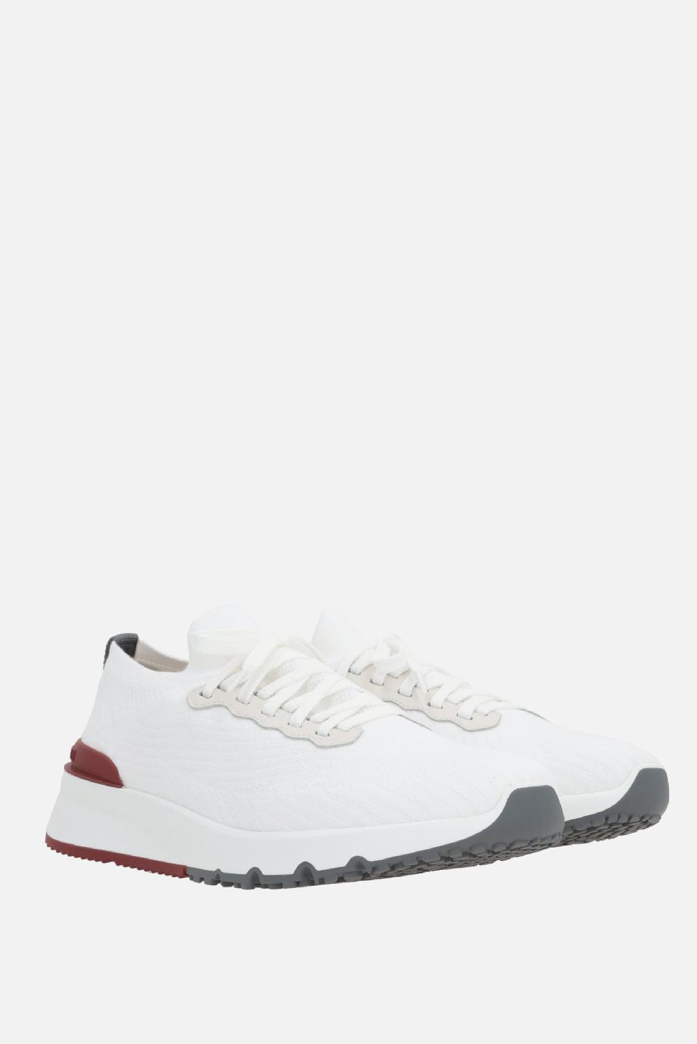 BRUNELLO CUCINELLI sneaker in maglia di cotone Sottocosto