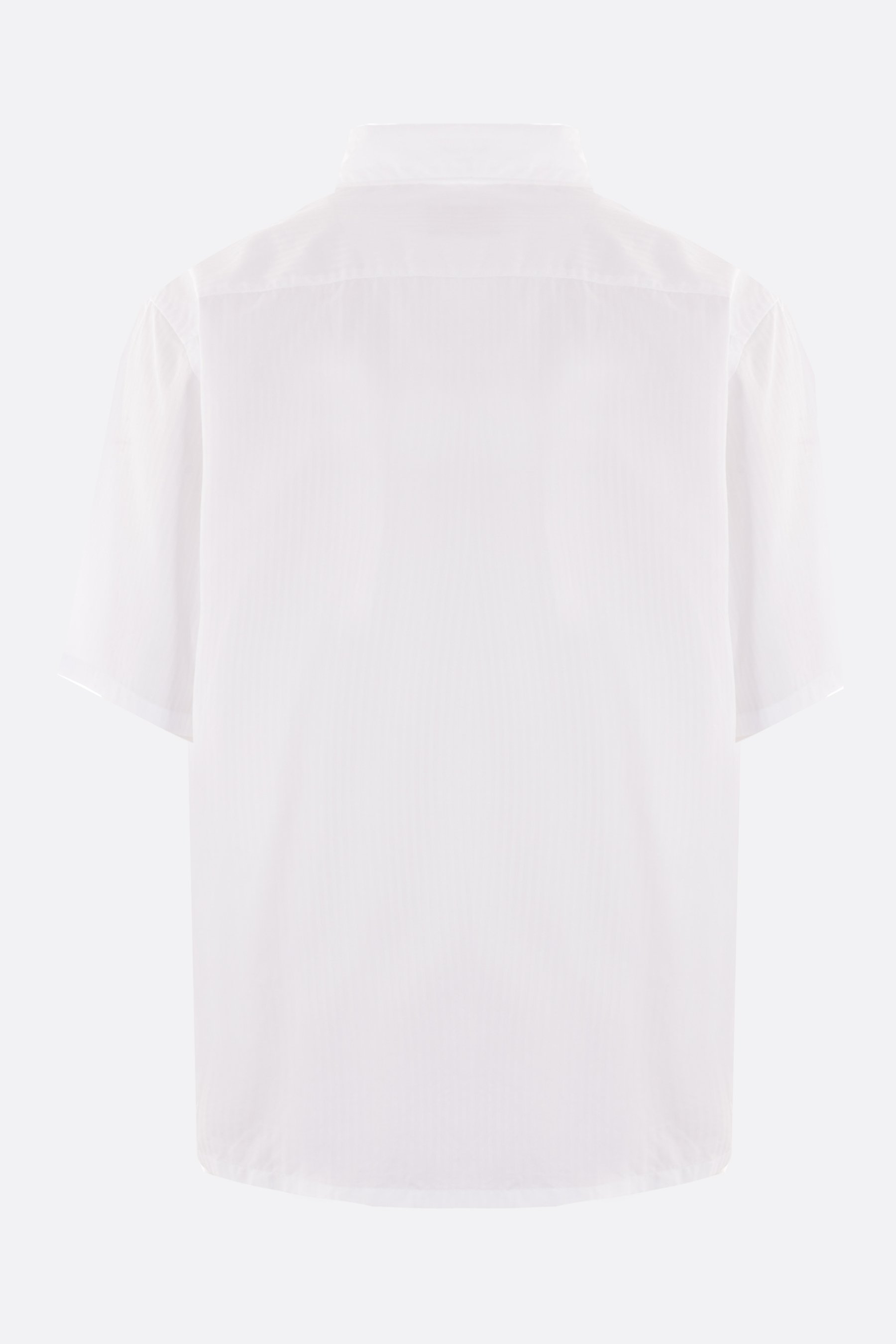 PRADA camicia bowling in cotone a righe Online