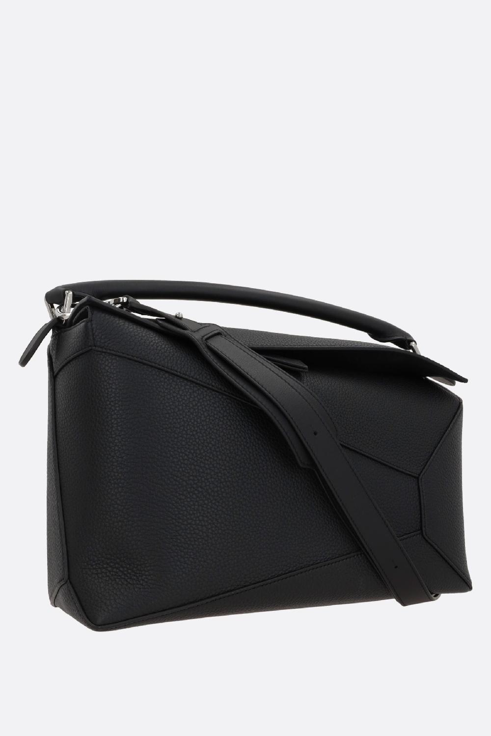 LOEWE borsa a mano Puzzle large in pelle martellata Outlet