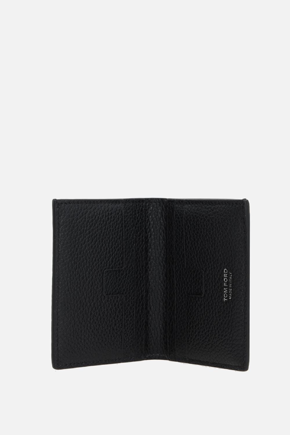 TOM FORD porta carte a libro in pelle martellata Saldi
