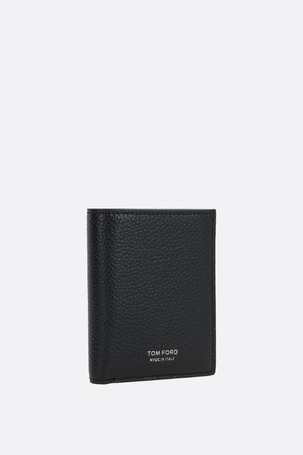 TOM FORD porta carte a libro in pelle martellata Saldi