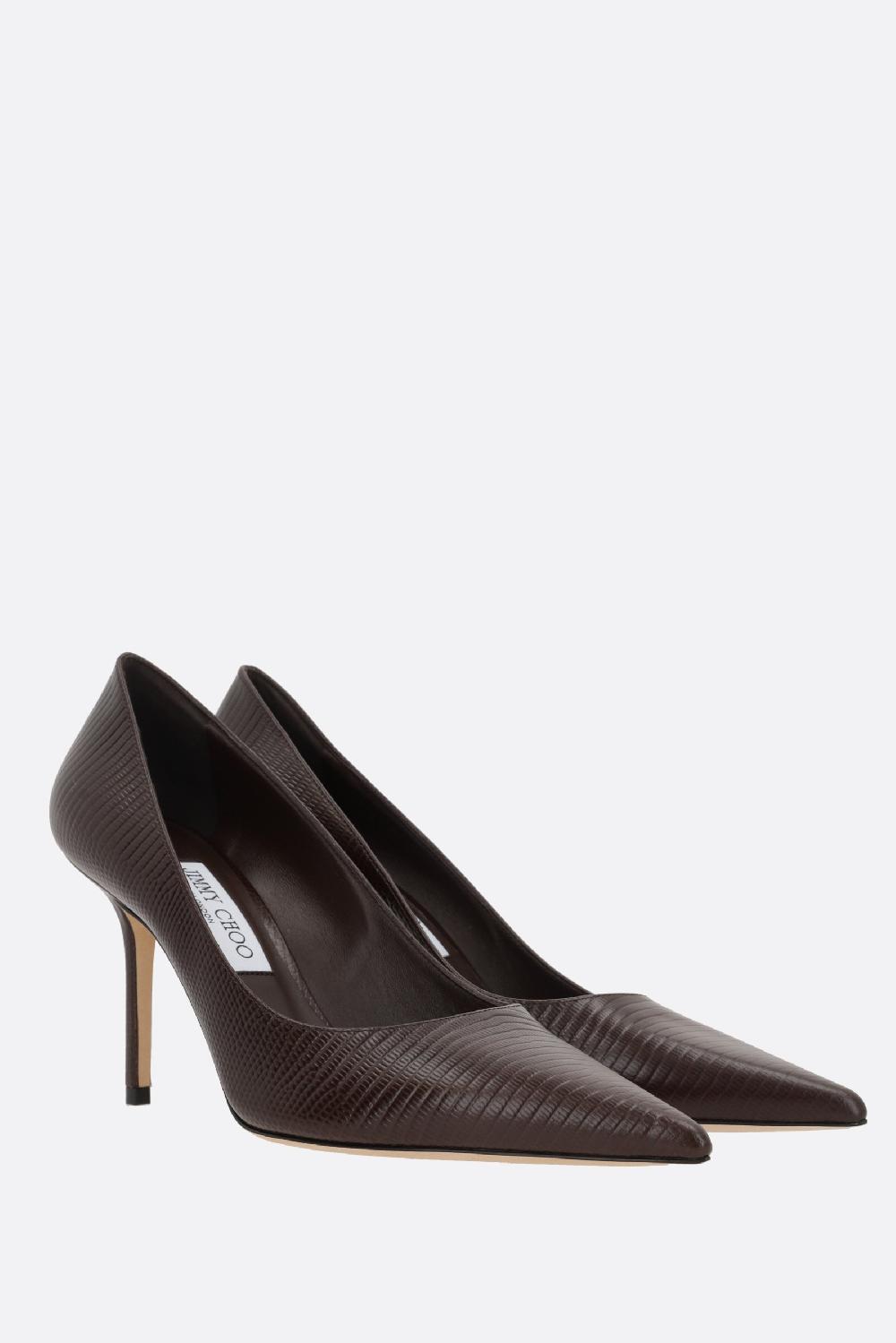 JIMMY CHOO décolleté Love in pelle stampa lucertola Vendite stagionali