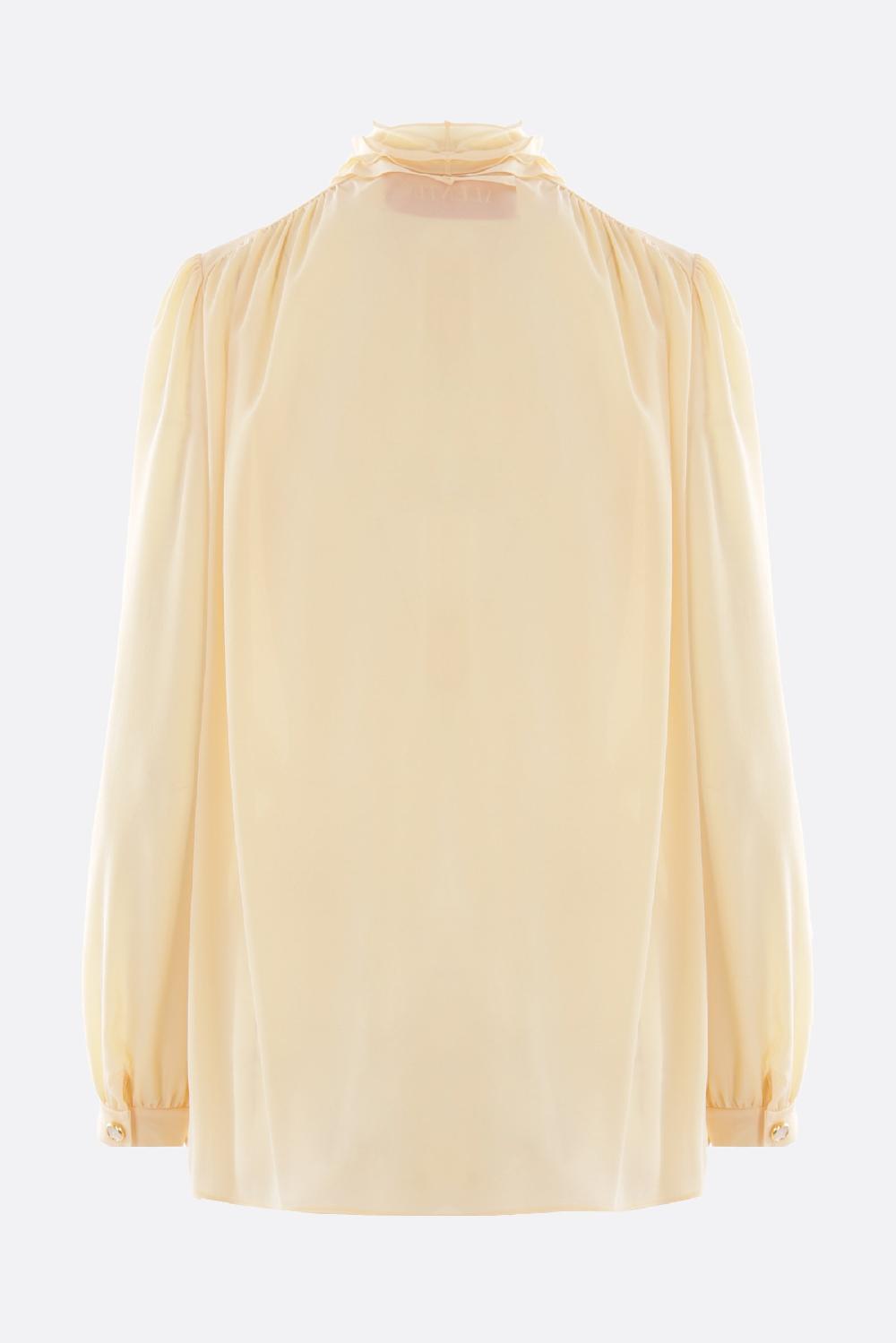 VALENTINO GARAVANI camicia in Crepe De Chine 2025