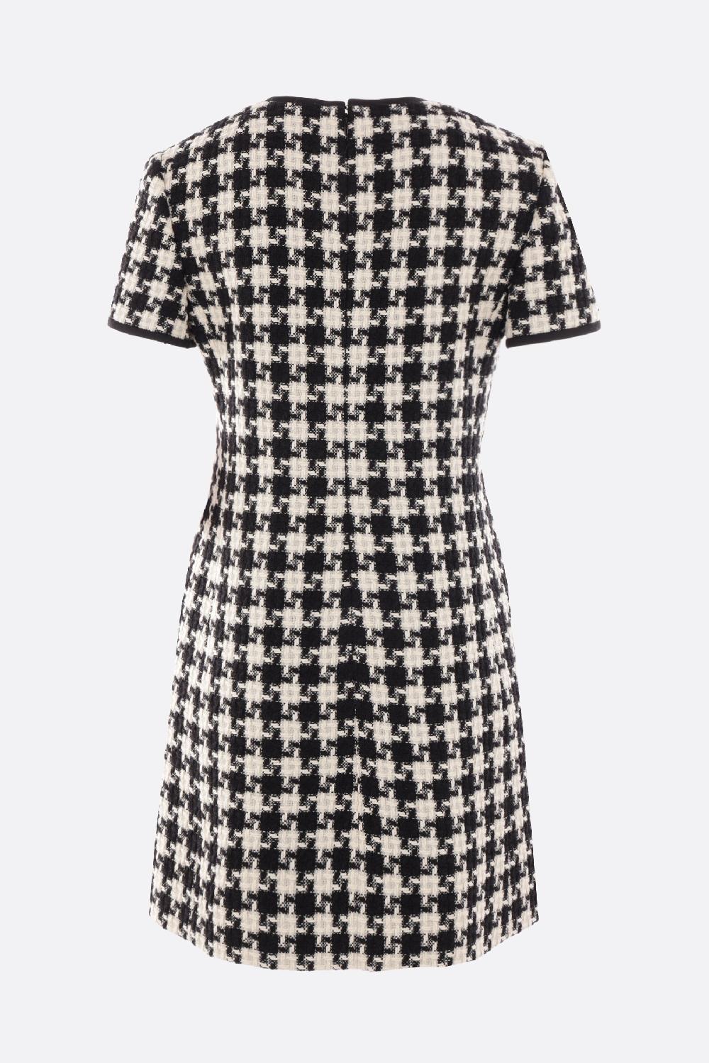 VALENTINO GARAVANI miniabito in Damier Light Tweed Nuovo