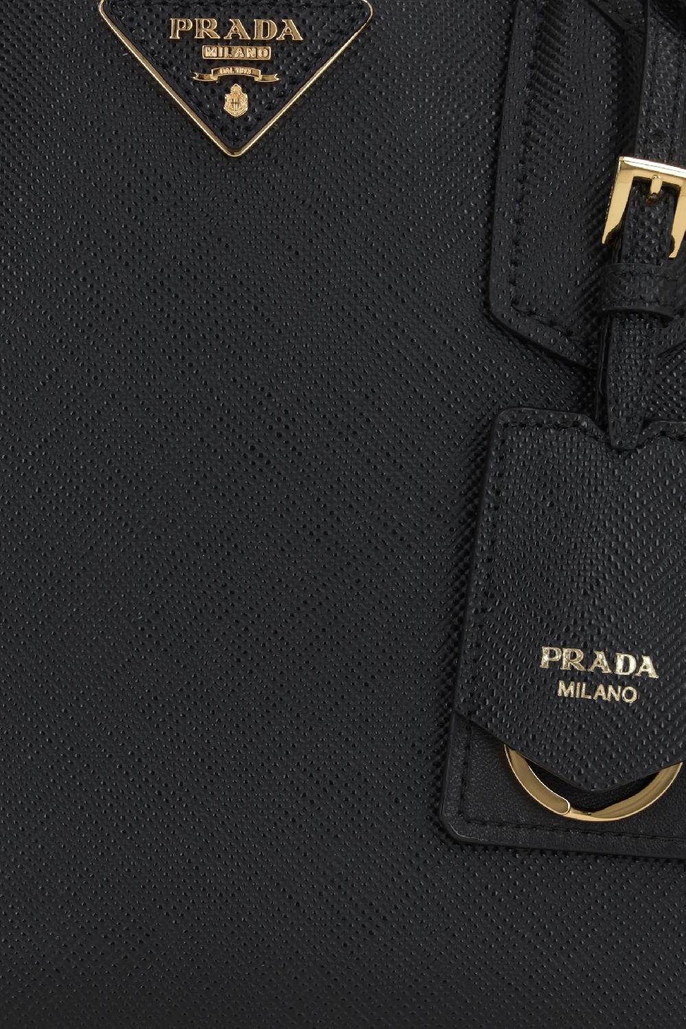 PRADA borsa a mano Prada Double small in pelle Saffiano Promozione