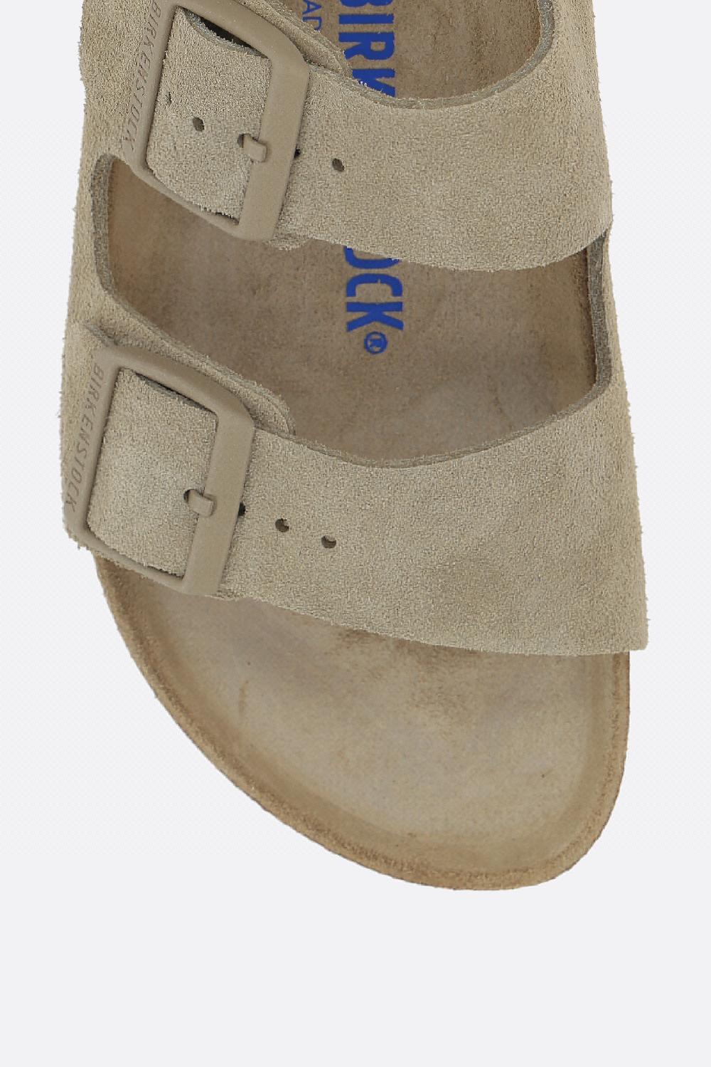 BIRKENSTOCK sandalo flat Arizona BS in suede (Narrow Fit) Economico