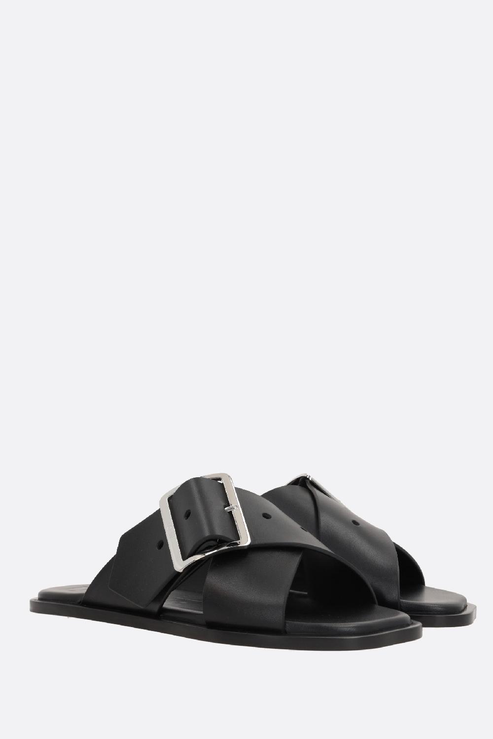 LOEWE sandalo flat Petal Belt in pelle liscia Outlet