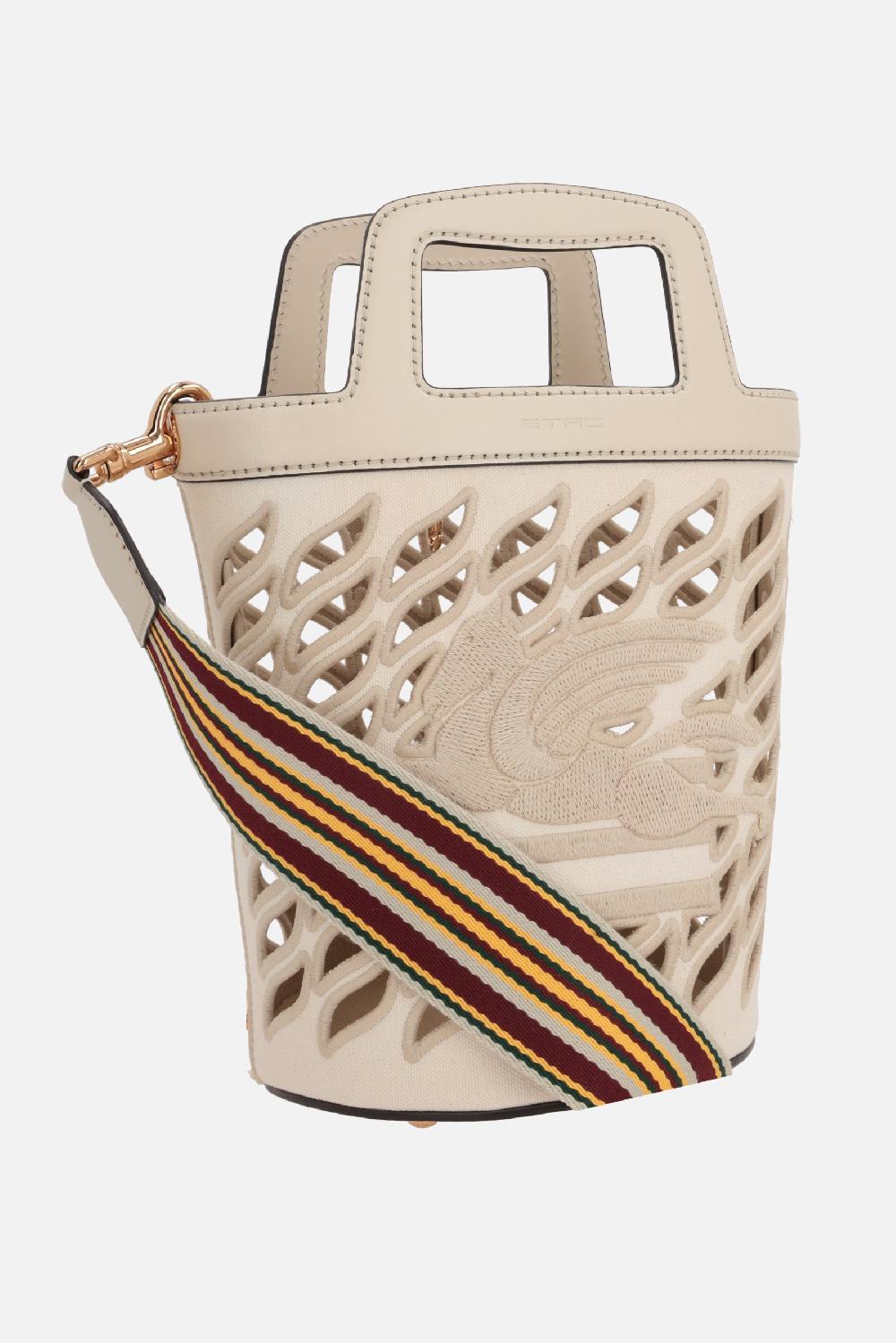ETRO borsa a secchiello Coffa in canvas Saldi Di Fabbrica
