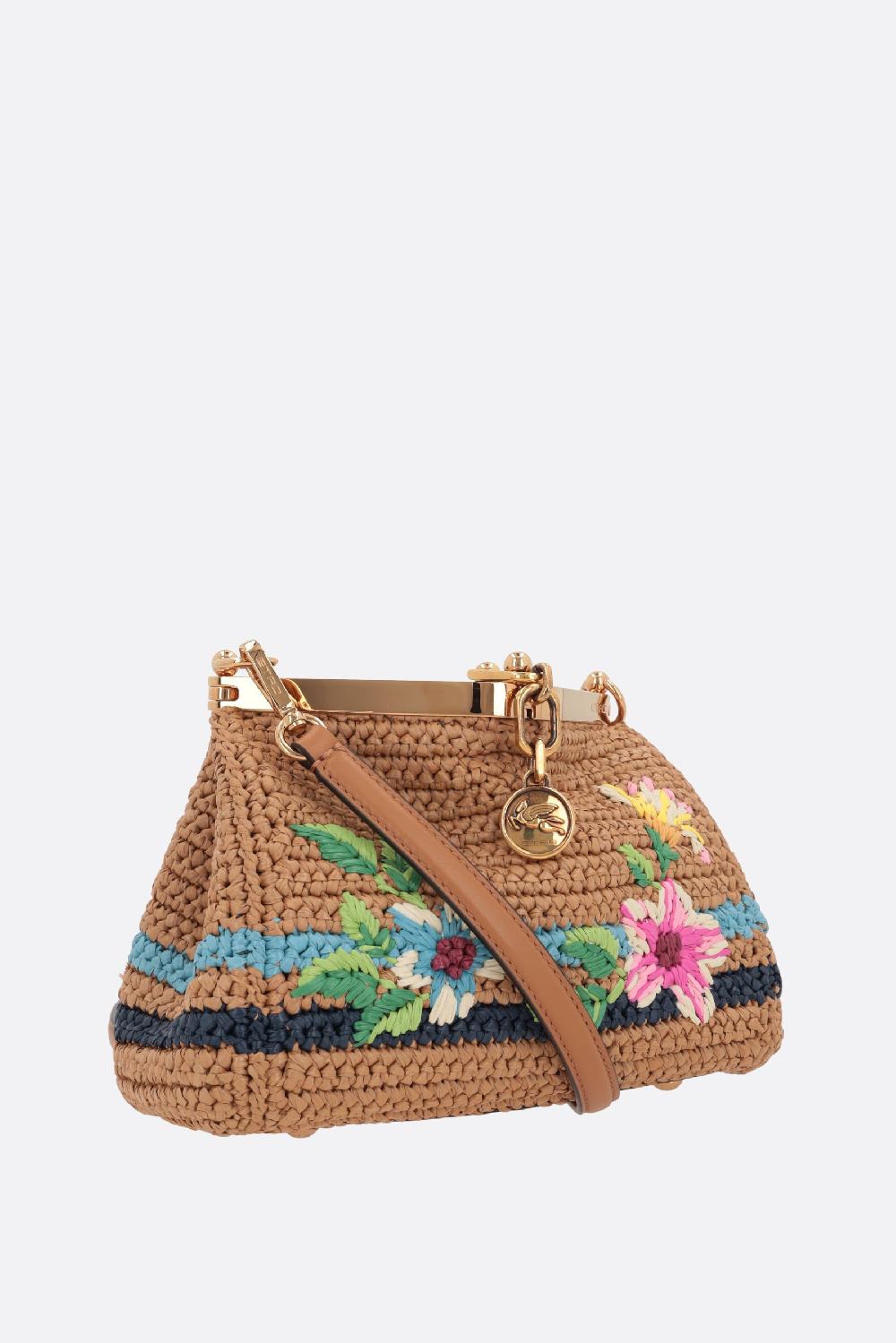 ETRO borsa a tracolla Vela mini in rafia sintetica I Più Venduti