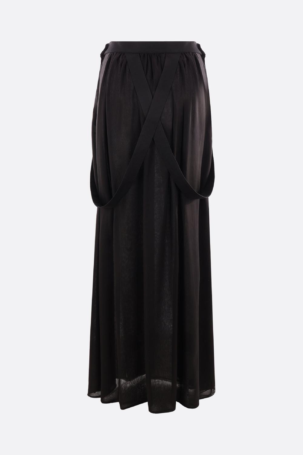 MAX MARA gonna Jedy in chiffon Vendite Flash
